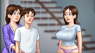 HD Summertime Saga Cap 10 - A Mi Madrastra Le Encanta Hacerme Pajas Con Su Cuerpo Desnudo