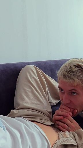 I Invited a Porn Actor to Dinner, Gave Him a Deep Blowjob, and Then He Fucked My Smooth Tight Ass Hard