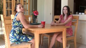 A sizzling game of Strip Liar&#039;s Dice is on