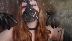 Compilation of ASMR videos: hottest gloves fetish (Arya Grander)