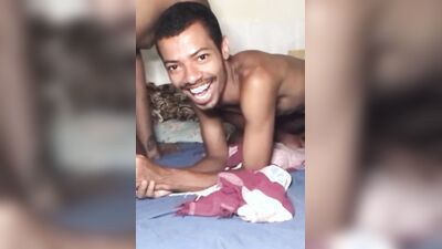This big black cock is a mixed mix of raw desires - a chubby Brazilian couple's raw fetish video