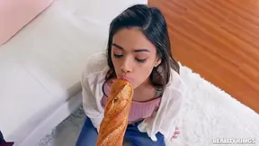Kneeled Chick Sucks A Cock To Warm Up Cock With Her - Alex Legend And Harmony Wonder