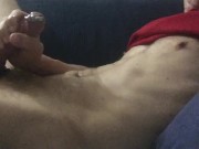 while wanking on cam4