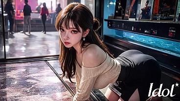 Asian Korean Slut Fucked Hard by Ancient Old Man [AI]
