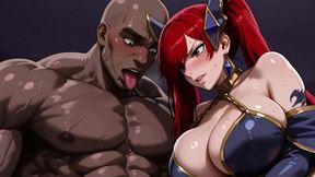darkshine (opm) x erza (ft) ai