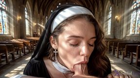 naughty nun took my sinful sperm [ai]