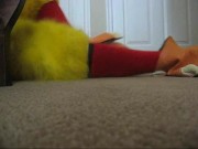 Zentai Man VS Chicken