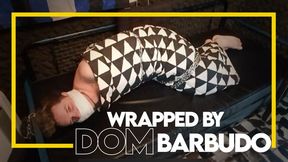 Tonny Tape wrapped in blanket by Dom Barbudo (1080p) Gay Bondage - Gay Domination - Mummidication - Chains - Leather - Tape Gag - BDSM