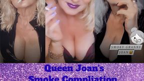 Queen Joan's smoke compensation - look at my many smoky faces