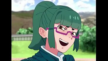 Maki zenin entrena a yuta