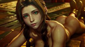 AI Generated cute busty girl got huge cum load on her perfect body