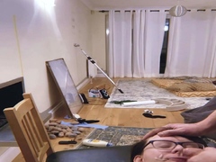 Amateur girlfriend blowjob anal and facial cumshot