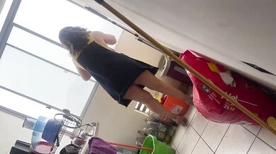 MY MOTHER-IN-LAW INITIAL SCHOOL TEACHER COMES HOME ALONE