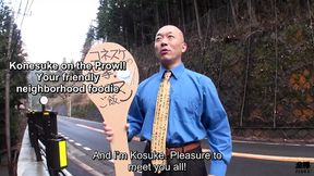 Abe-chan explores rural Japan and encounters a no-panties MILF