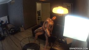 Btscam - Hot Inked Italian Slut with Huge Tits Fucked Hard - Megan Inky