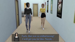 Young Office Slut Fucks Janitor - DDSims