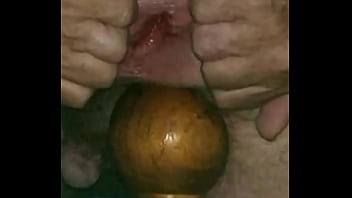 BedPost fucking my Ass up close with gape.