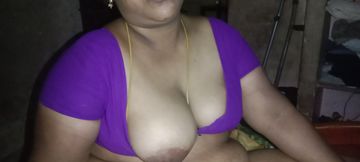 I pushed my wife onto the bed and grabbed her hips and squeezed them.