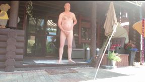 Naturism in the front yard 1