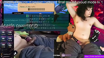 trans girl plays kingdom hearts stream controls vibe lv 1 proud mode destiny islands