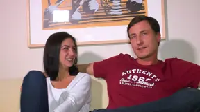 German-speaking girl sucks cock during wife cunt rental visit