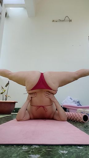 My new yoga pose