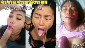 My Asian stepmother FACIAL COMP PART 4