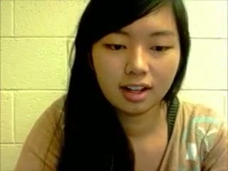 Asian young cutie rubs her pussy and nipples on webcam