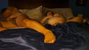 Foreplay with my girlfriend before she sucks my dick and I fuck her