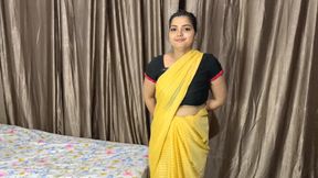 The Father In Law Took Off His Daughter In Law Saree On The Pretext Of Talking To Her After Talking Daughter In Law Sucked My Pe