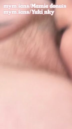 she licks her pussy on the hood of the car - French amateur lesbian alt public exhibition