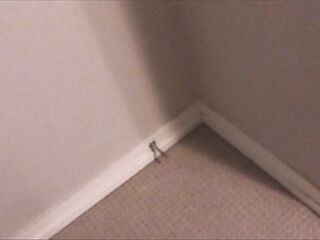 Pissing all over my bedroom carpet and wall, whilst fingering my Pee Aperture and nearly caught