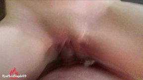 hot milf gets a rough fucked in the kitchen by her boyfriend - full