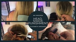 BBW MILF Elizabeth Dresden Long Hair Shave Punishment Fetish