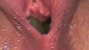Hardcore pussy lips stretching for my white playful wife