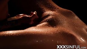 Sweet girls gently savoring each other's intimate areas