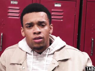 Reverse group-sex of big melons MILF teachers who discipline a black student