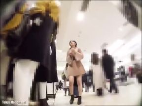 Catch my horny Asian chick&#039;s public vids, just for your spank bank!