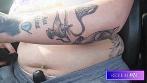 ”RevealMe  BUXOM GODDESS TIT PLAY & MASTURBATION IN CAR: BIG BREASTED SOLO FANTASY”