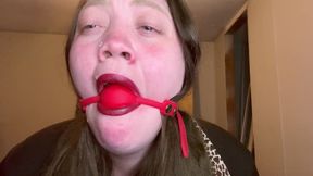 Beautiful Girl Gets Ballgagged