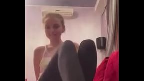 Feet in tights 12