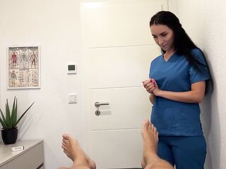 Where Relaxation Turns to Temptation. Her Hands, His Weakness