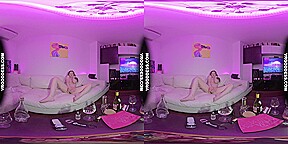 Pink Aesthetic Vaping Chillout Chick Ginger Lea Stripping Down And Dildoing Herself Rfo