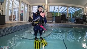 Scuba Gear Masturbation Underwater