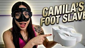 CAMILA S FOOT SLAVE - FREEDIVER FOOT WORSHIP AND TRAMPLING