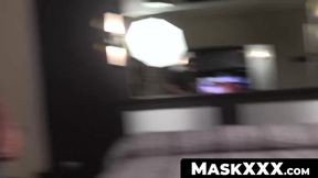 MaskXXX.com - Mysterious hunk's big cock and perfect body showcase