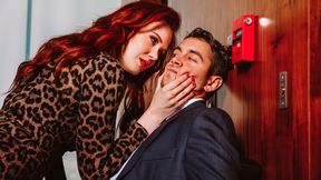 Redhead angel with big boobs Maitland Ward is fucking with a huge dick