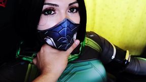 Hot animated babe Valorant-Viper Cosplay XXX video