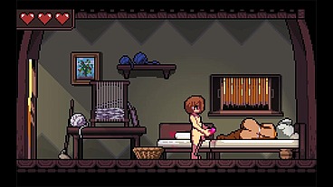 Life with the tribe [ Hentai Game ] Futanari dark skin sauvage is stroking while staring at me !
