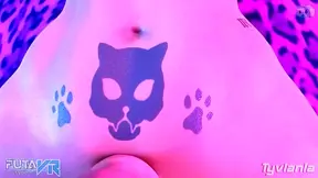 Judy Alvarez Teases Takes Giant Toy in Steamy Cyberpunk VR Solo Play